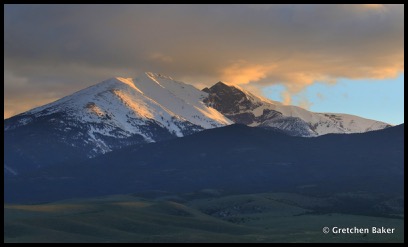 5-Sunset on mountains